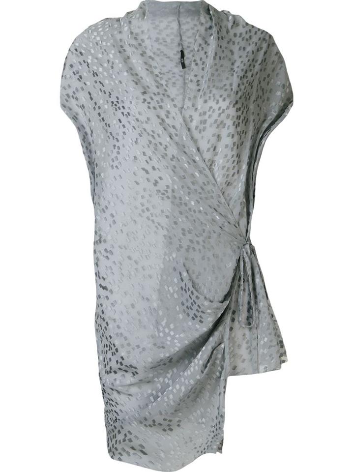 Uma Raquel Davidowicz - 'jupiter' Top - Women - Silk/viscose - 42, Grey, Silk/viscose