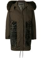 Blancha Fur Detail Parka - Green