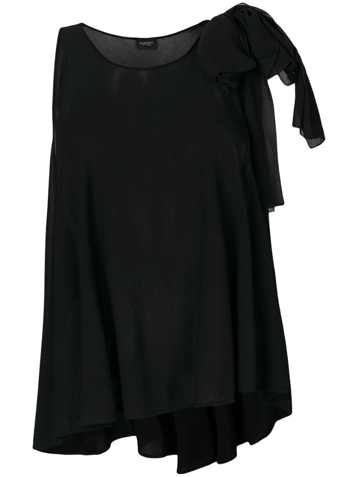 Giambattista Valli Shoulder Tie Blouse - Black