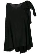 Giambattista Valli Shoulder Tie Blouse - Black