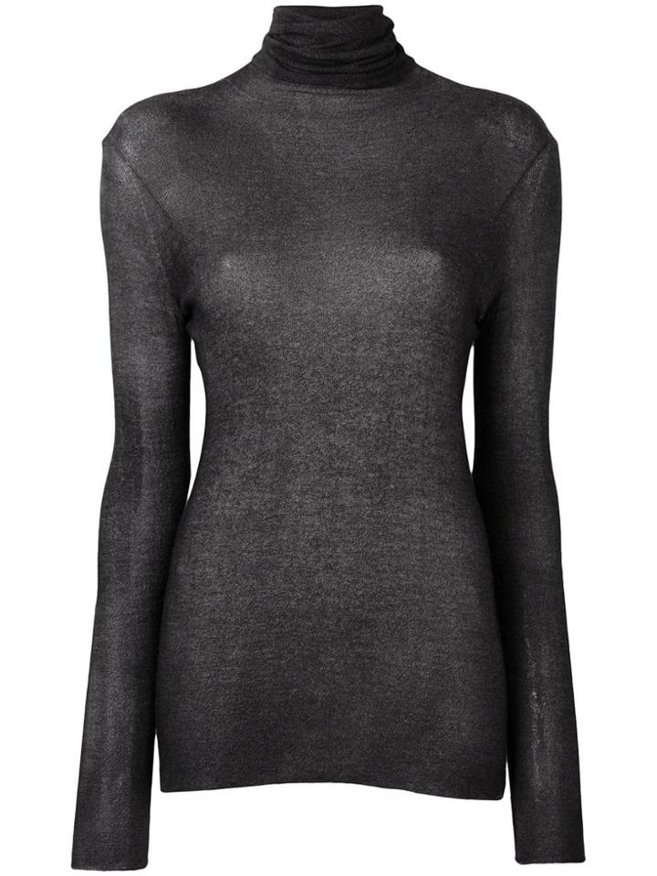 Avant Toi Turtleneck Sweater - Grey