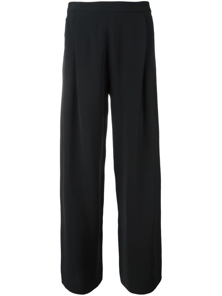 Catherine Quin 'larkin' Wide Leg Pants, Women's, Size: 2, Black, Silk