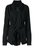 Ann Demeulemeester Blanche Draped Belted Blouse