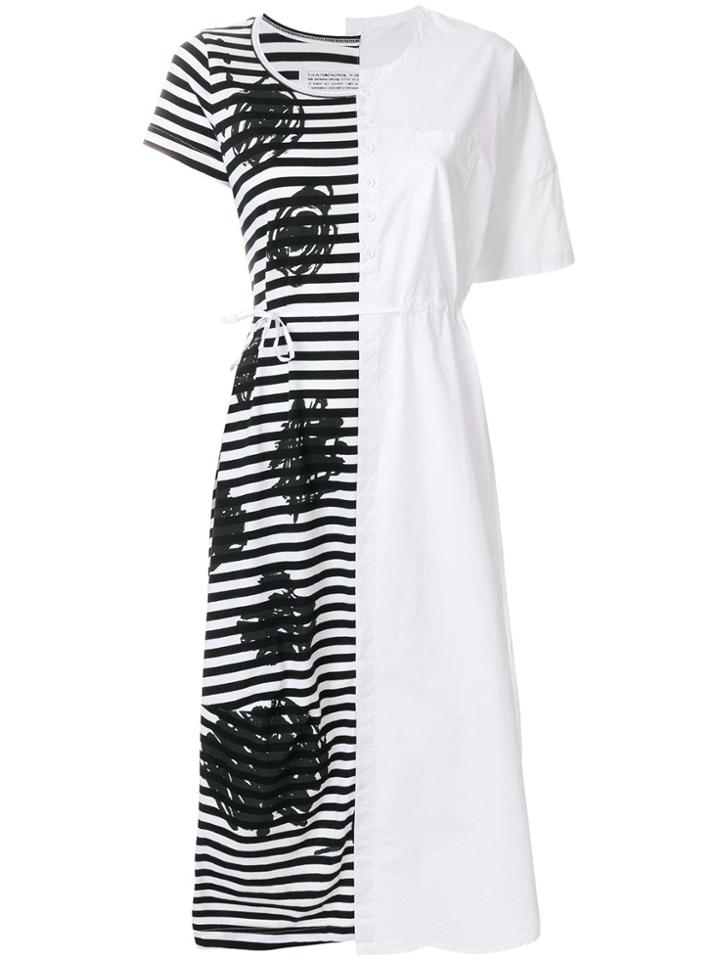 Rundholz Black Label Patchwork Dress - White