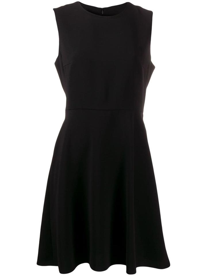 Theory Flared Sleeveless Dress - Black