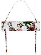 Y/project Accordion Baguette Floral Shoulder Bag - White