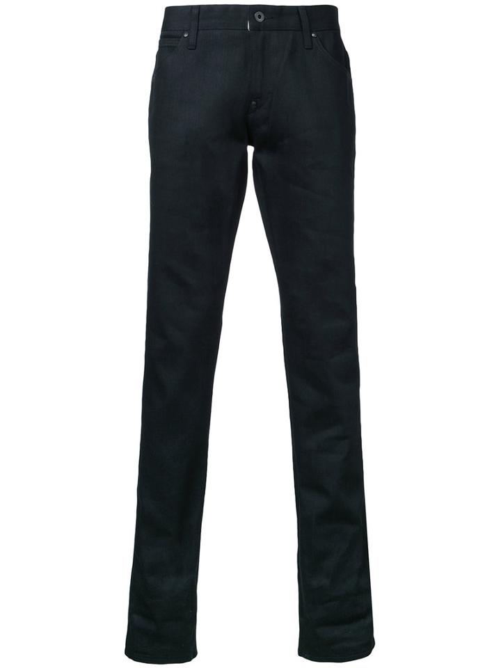 Factotum - Straight Leg Jeans - Men - Cotton/polyurethane - 31, Black, Cotton/polyurethane