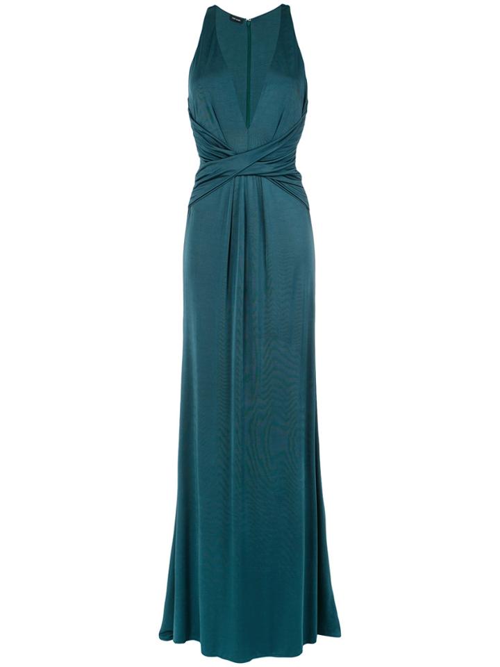 Tufi Duek Draped Gown - Green