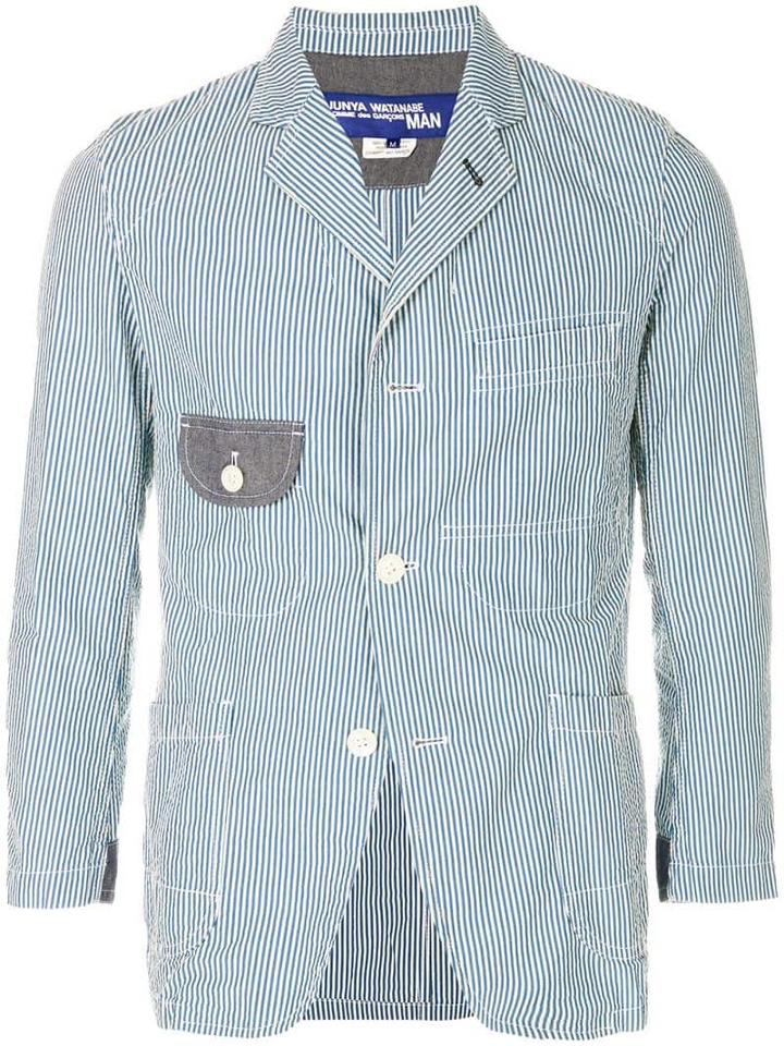 Junya Watanabe Comme Des Garçons Pre-owned Wrinkled Effect Striped