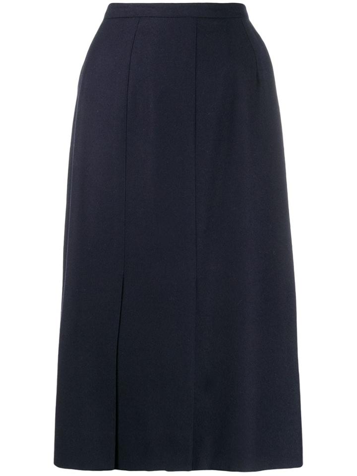 Guy Laroche Pre-owned 1970s Guy Laroche's Straight Knee-length Skirt -
