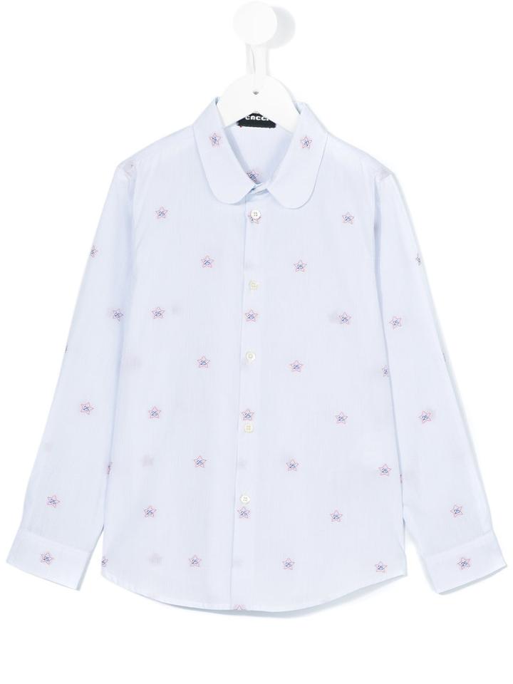 Gucci Kids - 25 Striped Shirt - Kids - Cotton - 12 Yrs, Blue