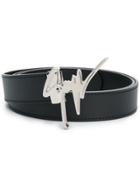 Giuseppe Zanotti Logo Belt - Black