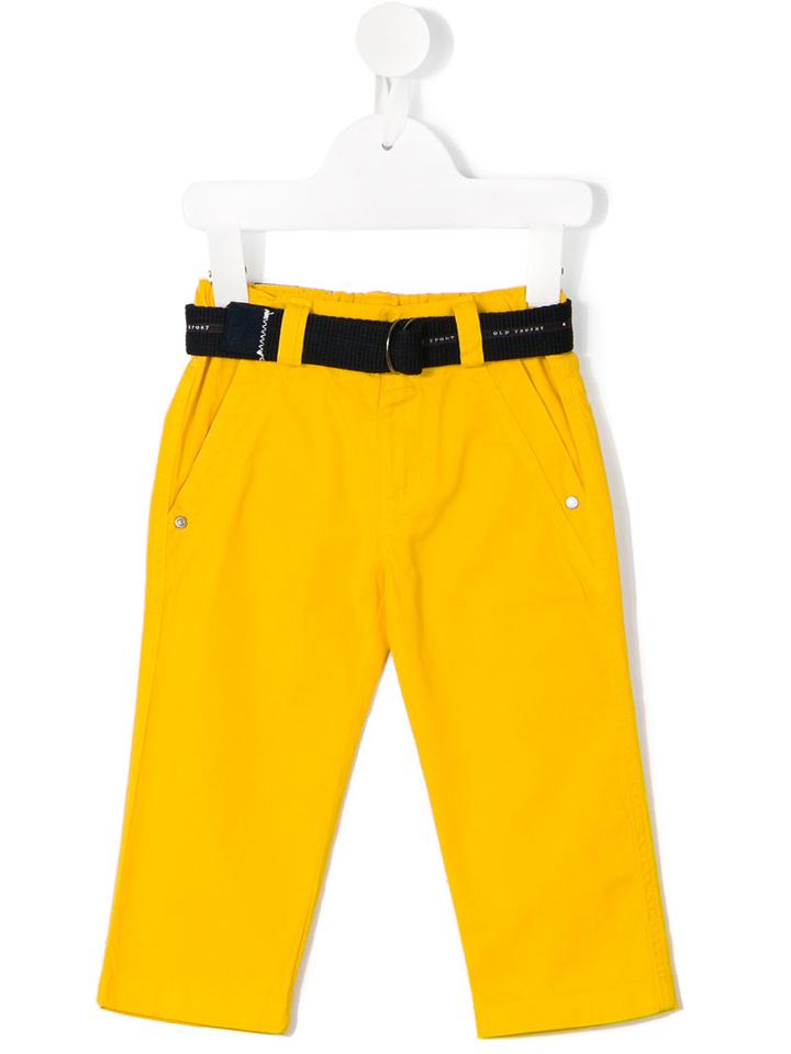 Lapin House - Smart Trousers - Kids - Cotton/spandex/elastane - 12 Mth, Yellow/orange