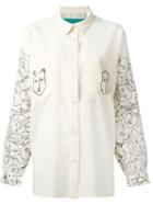Jc De Castelbajac Vintage Face Print Shirt