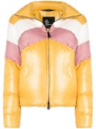 Moncler Grenoble Tricolour Puffer Jacket - Yellow