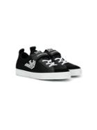 Emporio Armani Kids Xsx008 Sneakers - Black
