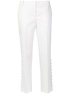 Ermanno Scervino Stretch Pleated Trousers - White