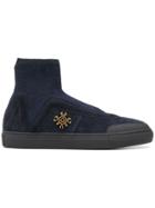 Mr & Mrs Italy Knitted Studio Sneakers - Blue