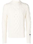 Woolrich Cable-knit Sweater - White