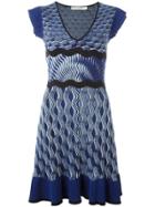 Mary Katrantzou 'paulisto' Knitted Dress - Blue