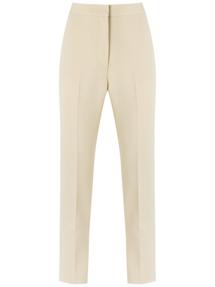 Egrey Cropped Trousers - Nude & Neutrals