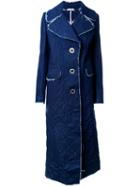 Natasha Zinko Denim Single Breasted Coat