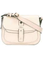 Furla - Saddle Cross-body Bag - Women - Calf Leather - One Size, Nude/neutrals, Calf Leather