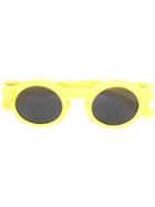 Christopher Kane Eyewear Round-frame Sunglasses - Yellow