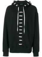 D.gnak Lace-up Hoodie - Black