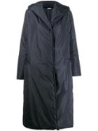 P.a.r.o.s.h. Long Hooded Jacket - Blue