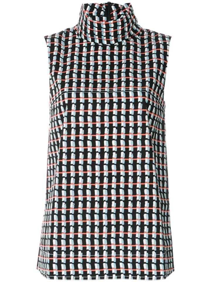 Marni Ripple Print Sleeveless Top - Multicolour