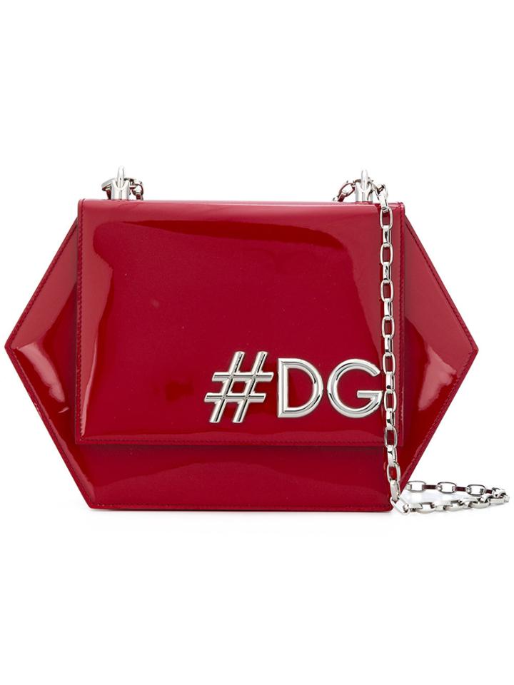 Dolce & Gabbana Dg Girls Hexagonal Shoulder Bag - Red