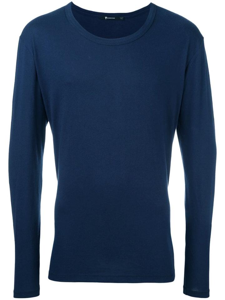 T By Alexander Wang Henley T-shirt - Blue