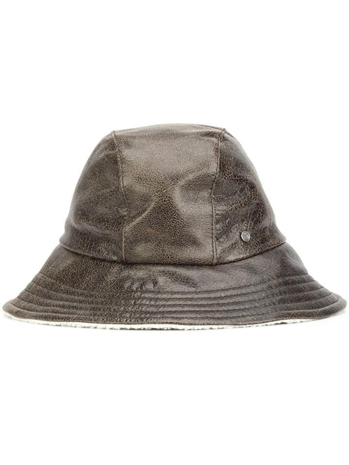 Maison Michel 'gemma' Hat - Brown