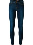 7 For All Mankind Skinny Jeans, Women's, Size: 27, Blue, Cotton/polyester/lyocell/spandex/elastane