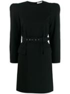 Givenchy Belted Structured Dress - Black