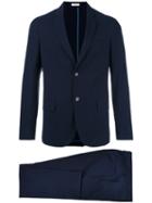 Boglioli Two Piece Suit, Men's, Size: 50, Blue, Cotton/spandex/elastane/acetate/cupro