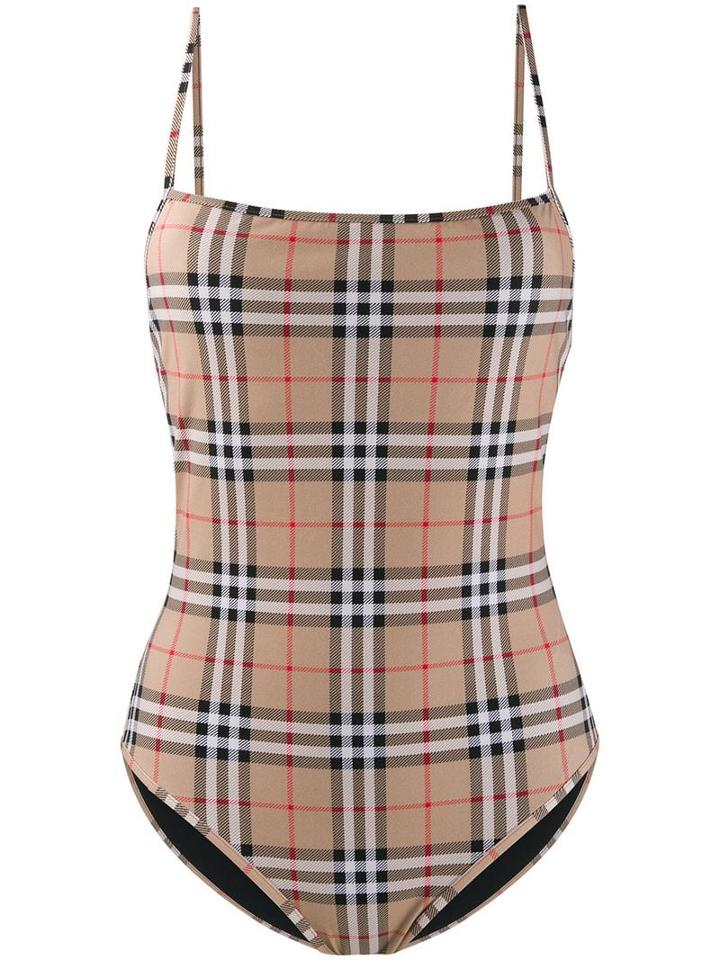 Burberry Vintage Check Swimsuit - Neutrals