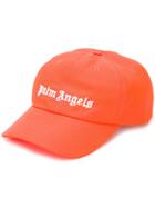 Palm Angels Logo Embroidered Baseball Cap - Orange