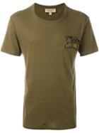 Burberry Logo T-shirt, Men's, Size: Xl, Green, Cotton/wool