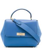 Bally B Turn Tote Bag - Blue