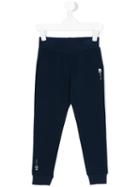 Monnalisa - Gem Embellished Track Pants - Kids - Cotton/spandex/elastane - 6 Yrs, Blue
