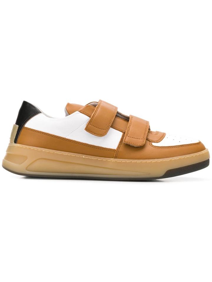 Acne Studios Perey Touch Strap Sneakers - White