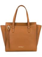 Salvatore Ferragamo Large Amy Tote - Brown