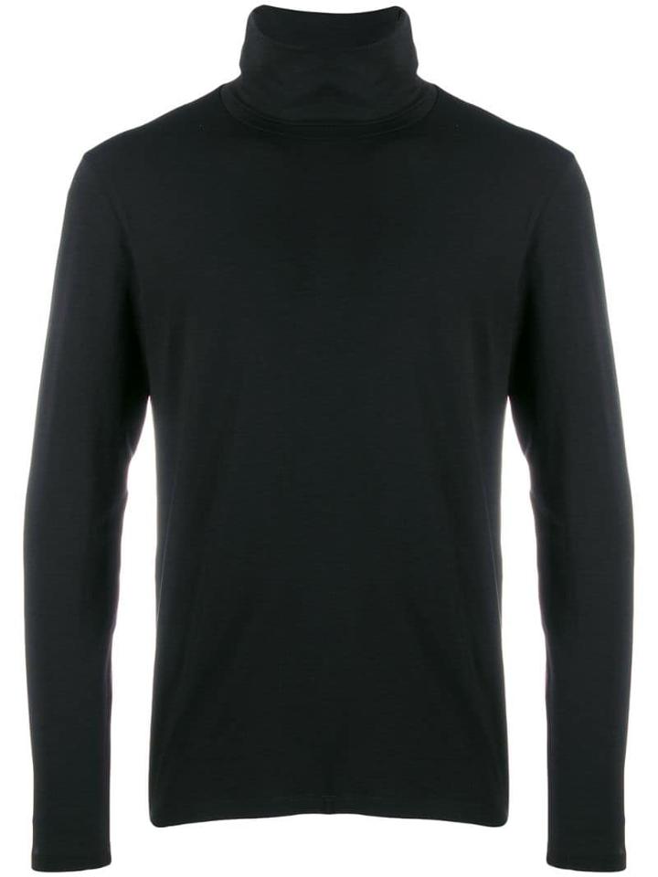 Jil Sander Regular Fit Turtleneck Sweater - Black