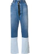 Off-white Deconstructed Jeans, Women's, Size: 24, Blue, Cotton