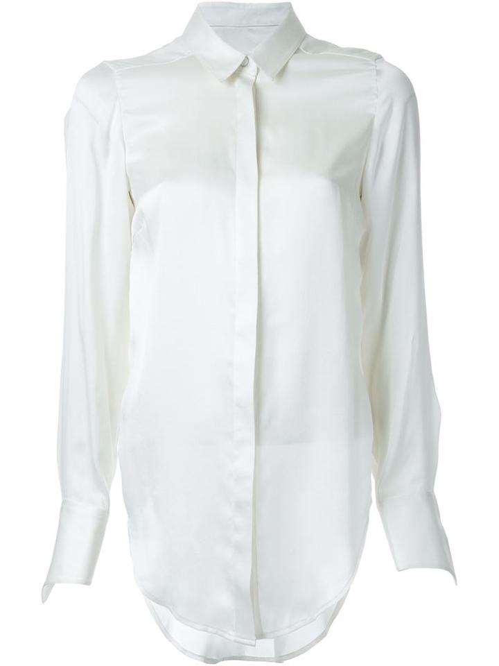 Strateas Carlucci Bound Shirt, Women's, Size: Xl, White, Silk