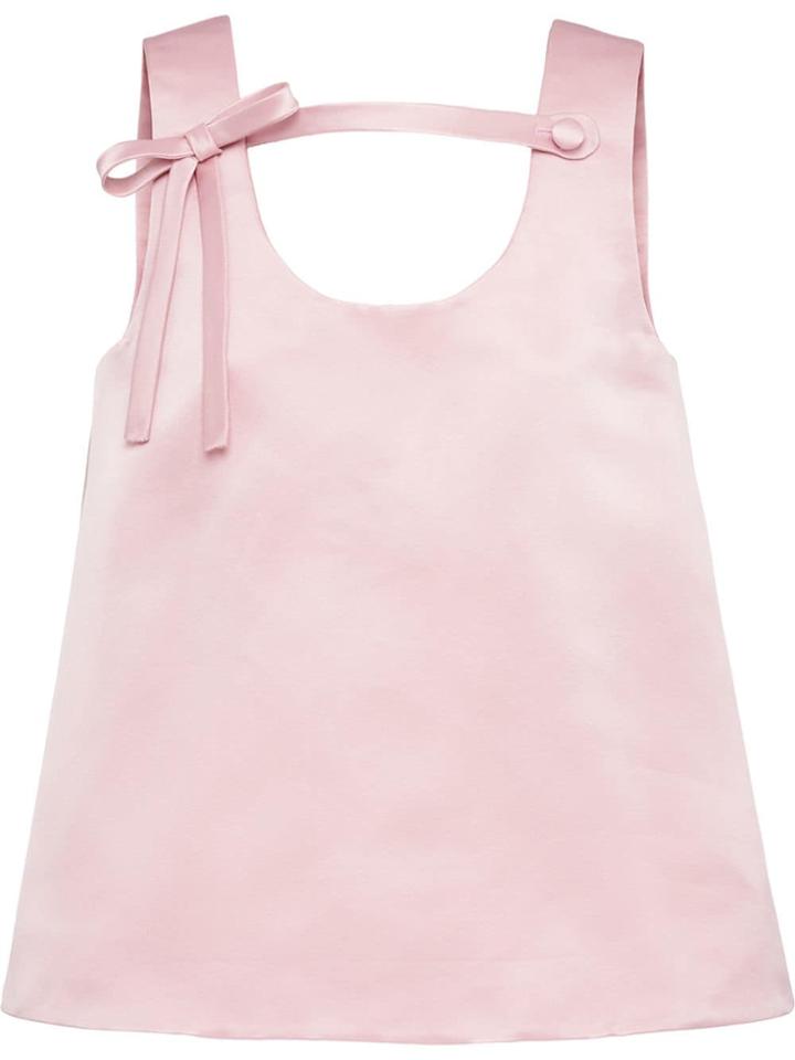 Prada Bow Detail Top - Pink