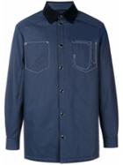 Givenchy Cotton Worker Jacket, Men's, Size: 52, Cotton/polyester/viscose