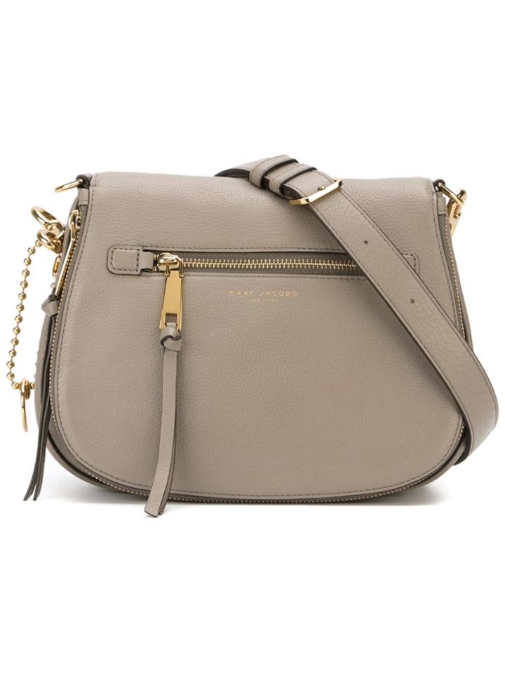 Marc Jacobs 'recruit' Saddle Crossbody Bag - Grey